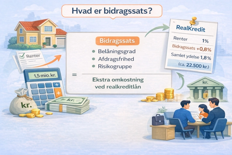 Hvad er bidragssats?