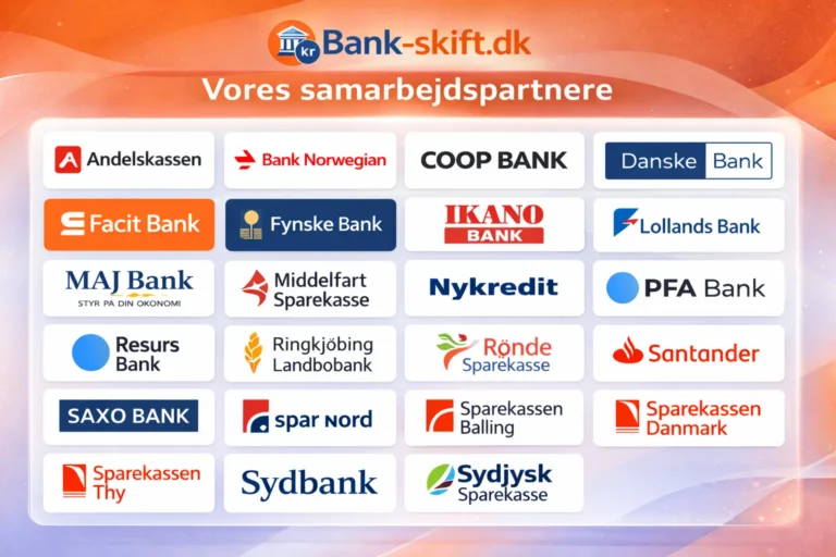 Bank-skift.dk samarbejdspartnere