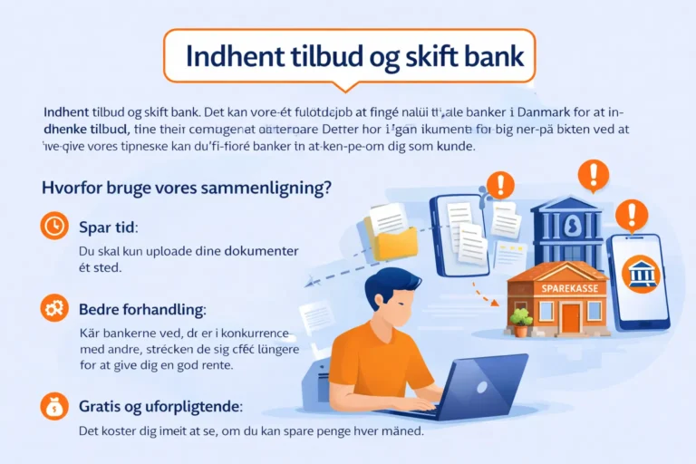 Indhent til bud og skift bank