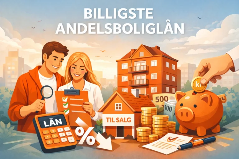 Find det billigste andelsboliglån 2026