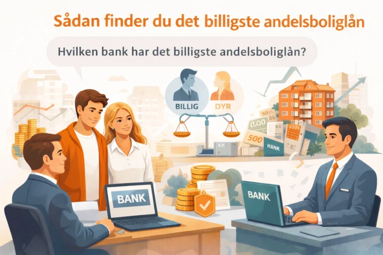 Sådan finder du det billigste andelsboliglån