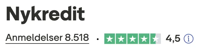Nykredit anmeldelser på trustpilot