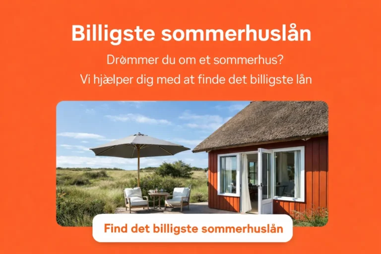 Find det billigste lån til sommerhus