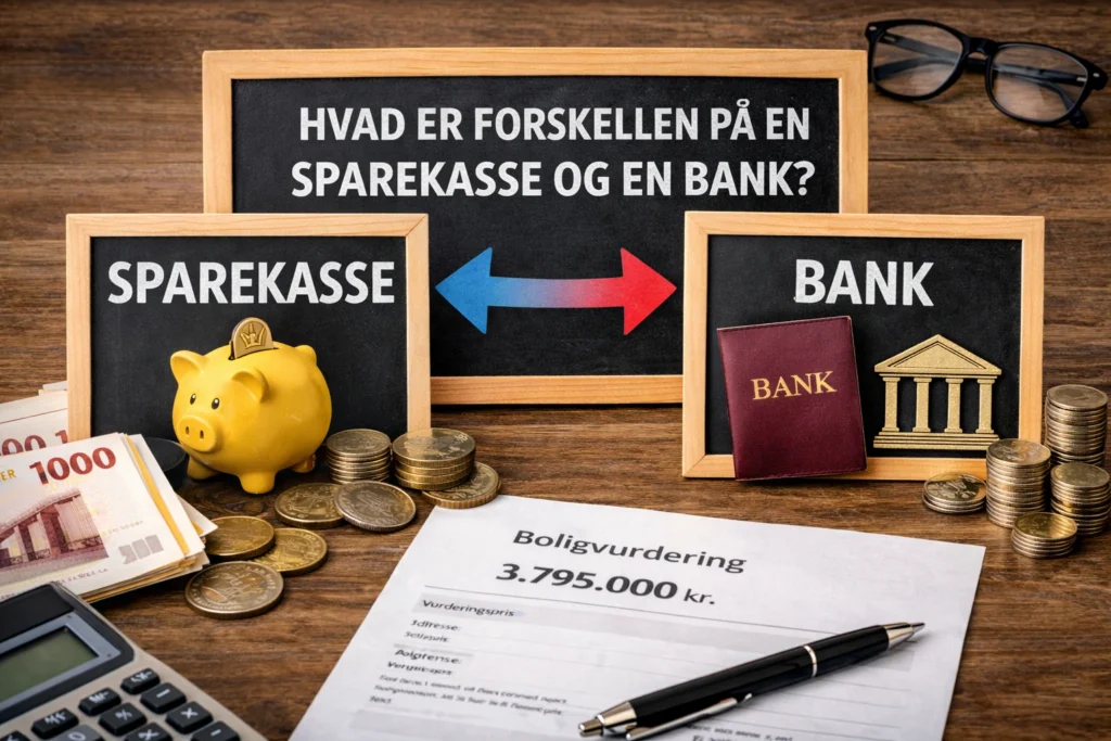 Hvad er forskellen på en bank og en sparekasse? Guide