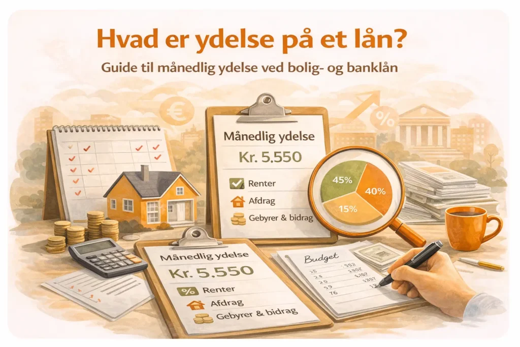 Hvad er ydelse på et lån?