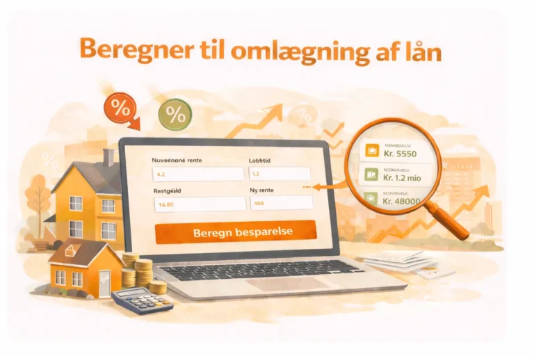 Omlægning af lån beregner