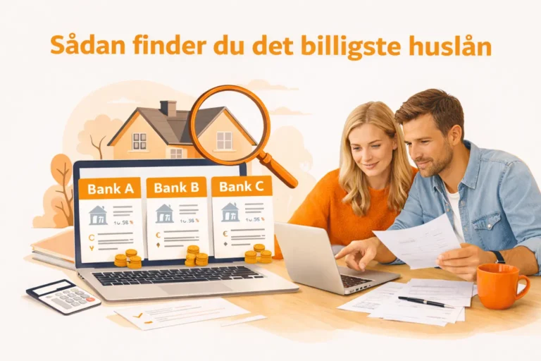 Sådan finder du det billigste huslån