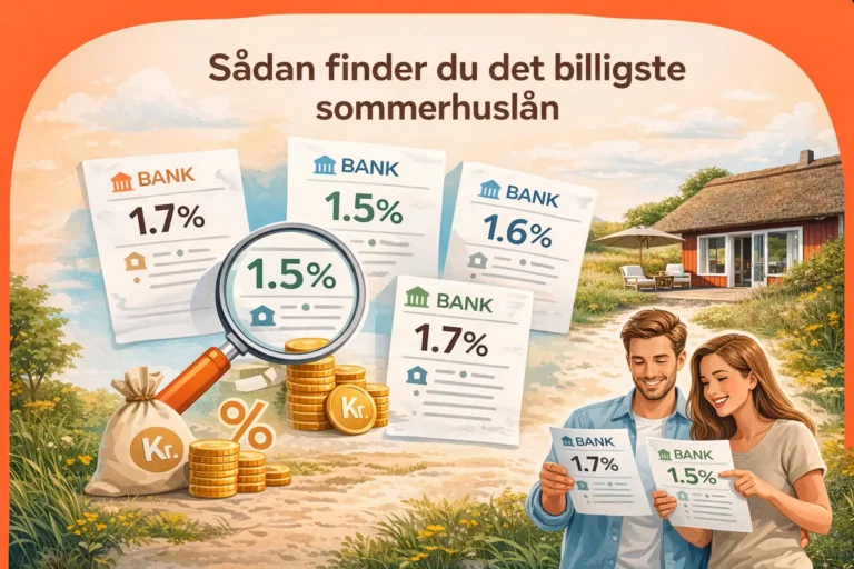 Sådan finder du det billigste sommerhuslån