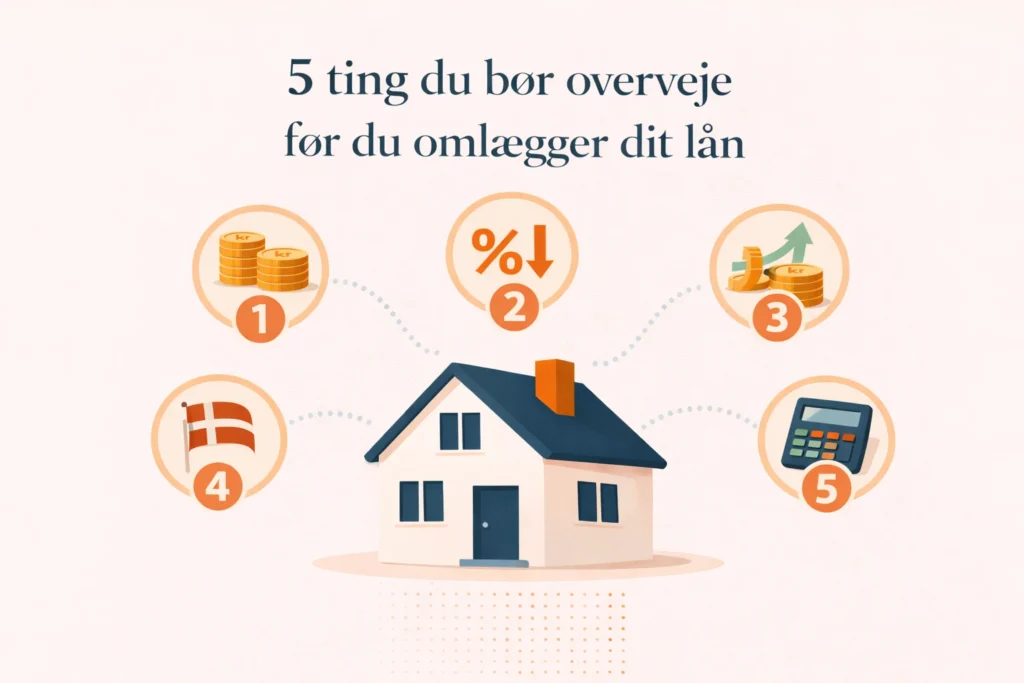 Guide til hvad du bør overveje før du omlægger dit lån
