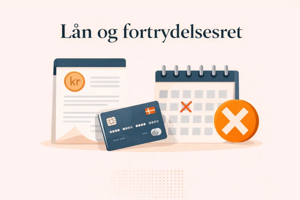 Fortrydelsesret på lån guide