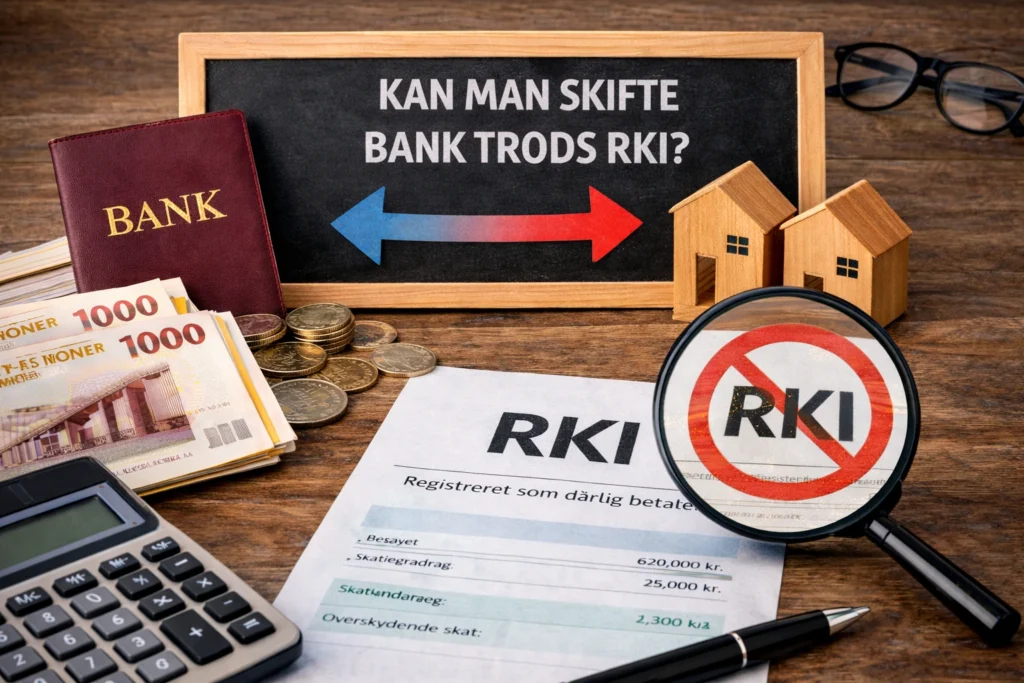 Kan man skifte bank når man er i RKI?