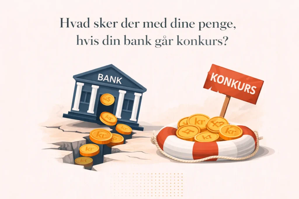 Hvad sker der med dine penge hvis din bank går konkurs