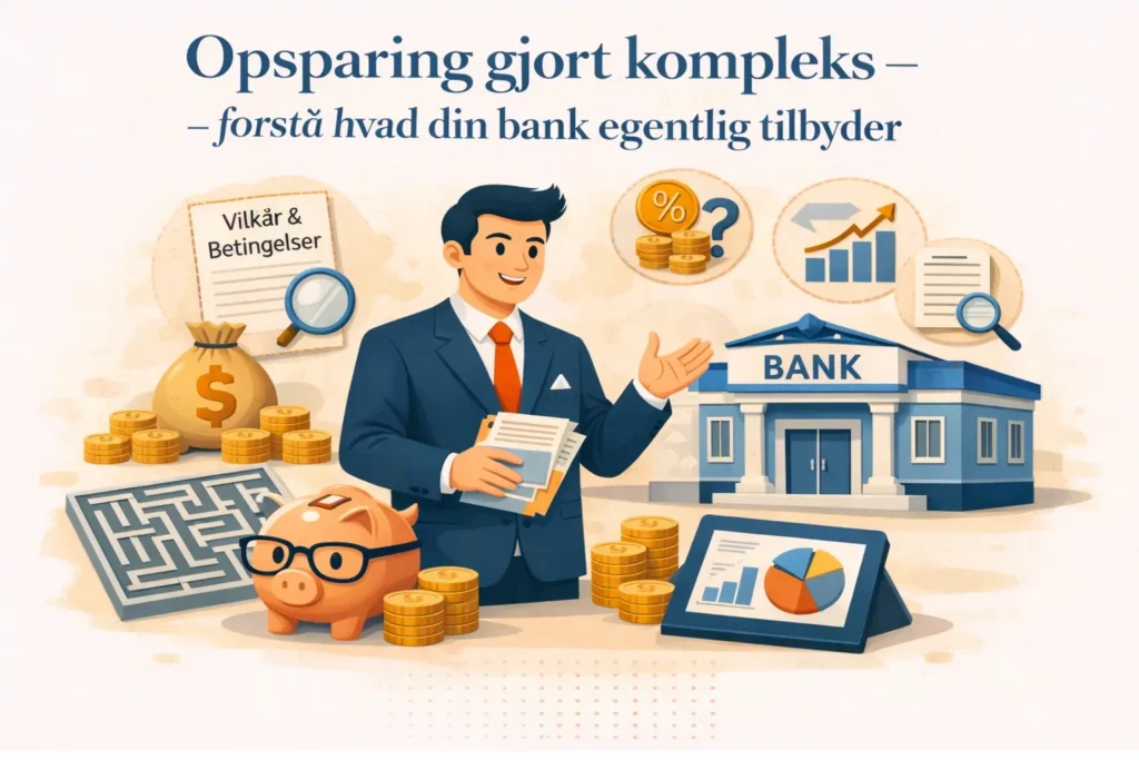 Opsparing gjort kompleks